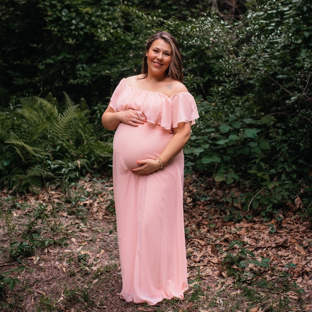 Peachy pink size 18 dress worn once